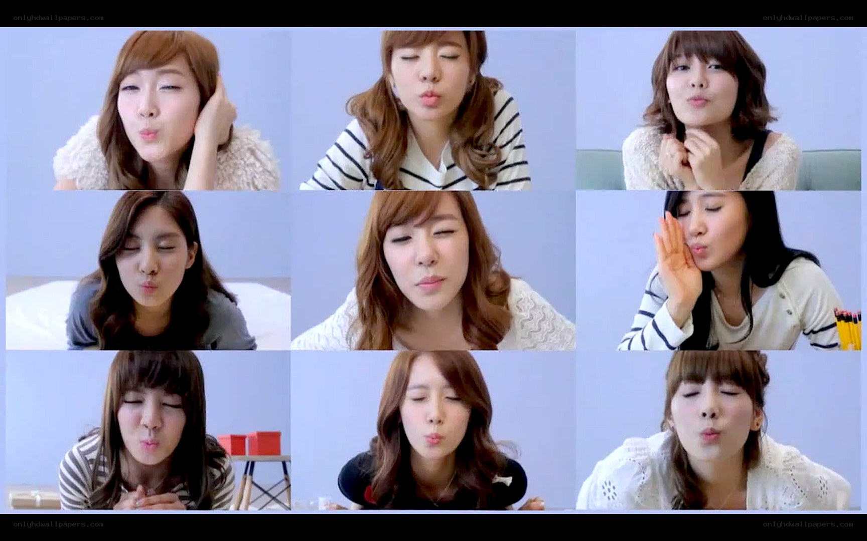 K-pop group video call