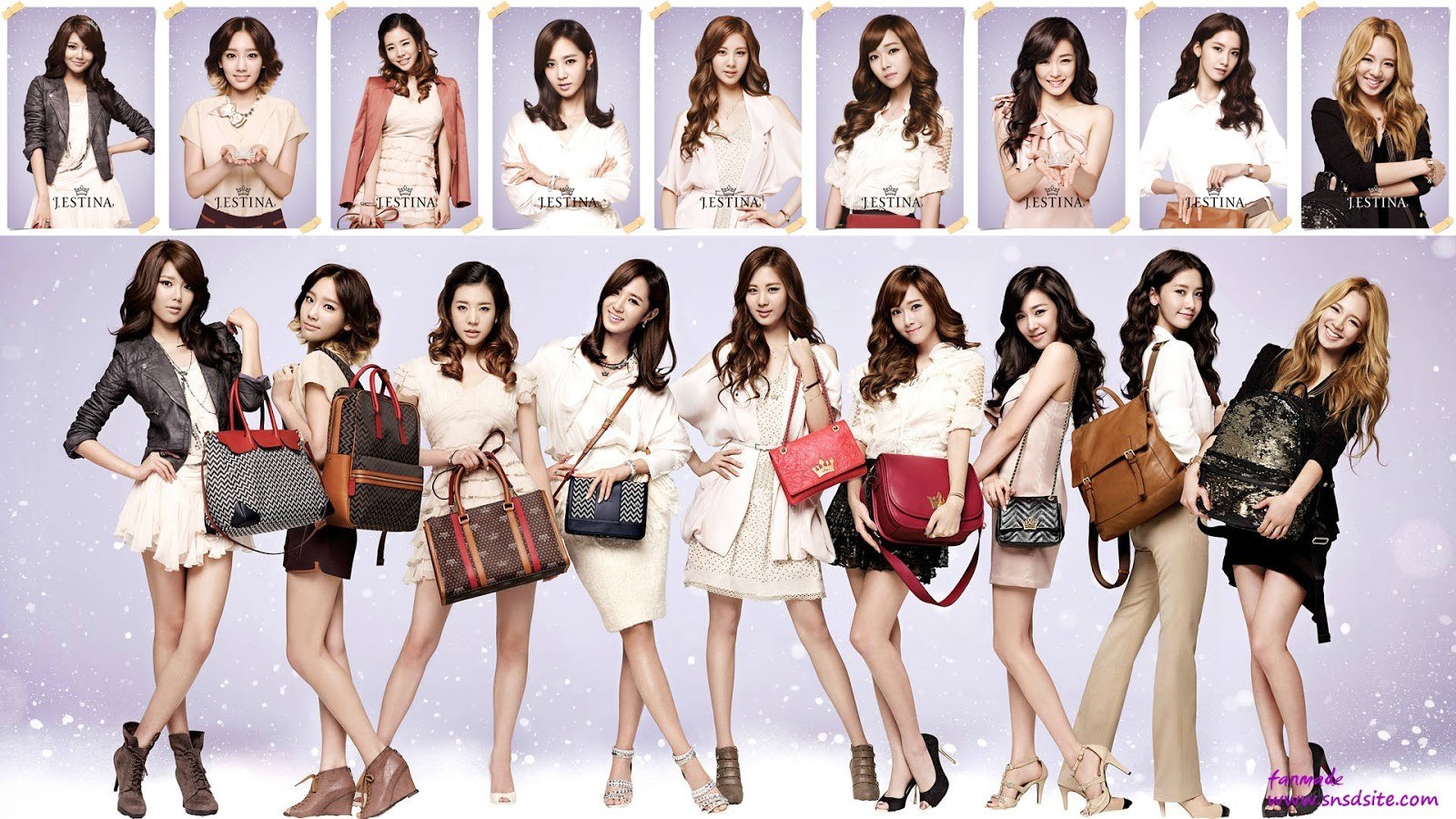 K-pop group with handbags