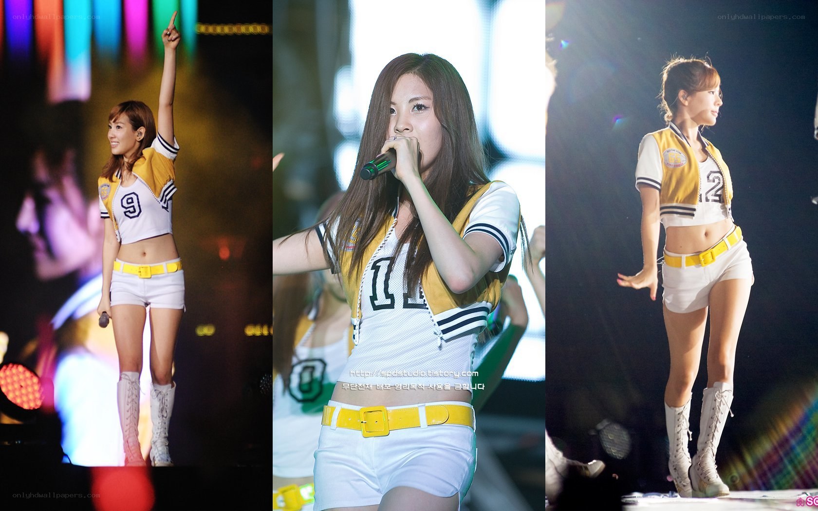 K-pop performers on stage