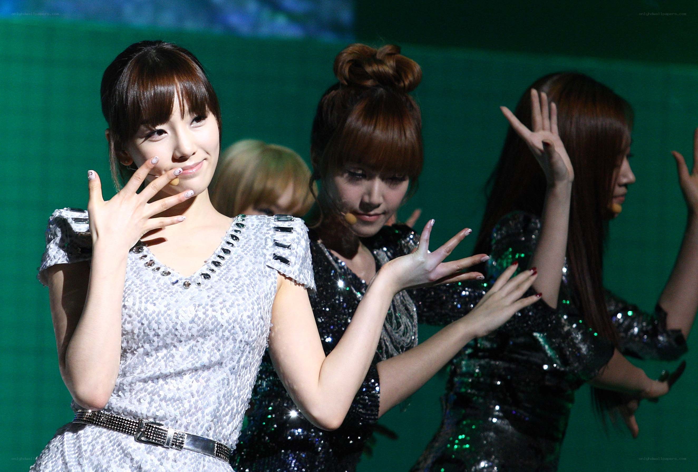 K-pop performers on stage