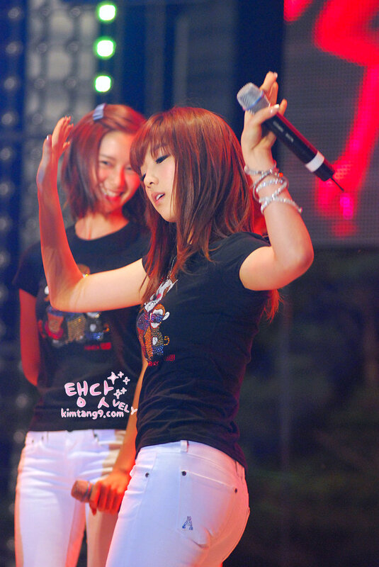 K-pop performers on stage