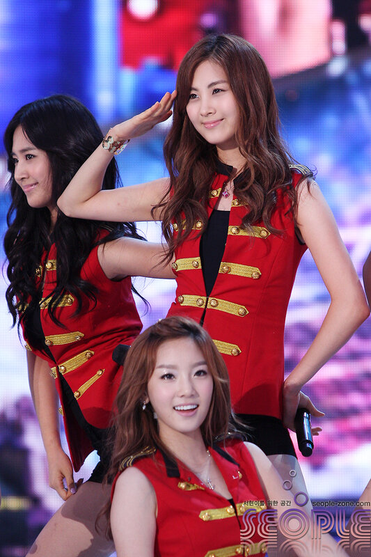 K-pop performers on stage