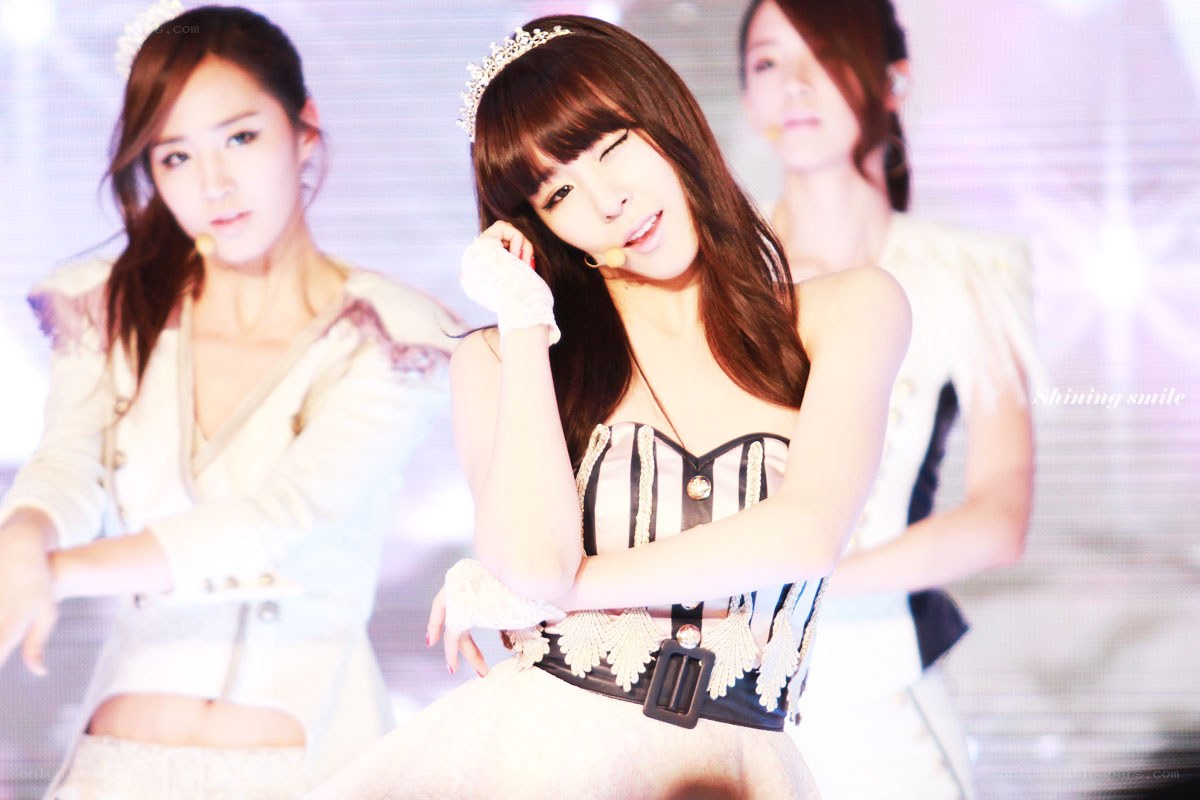 K-pop performers on stage