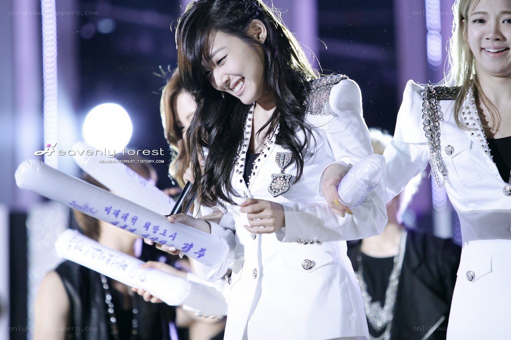 K-pop performers on stage