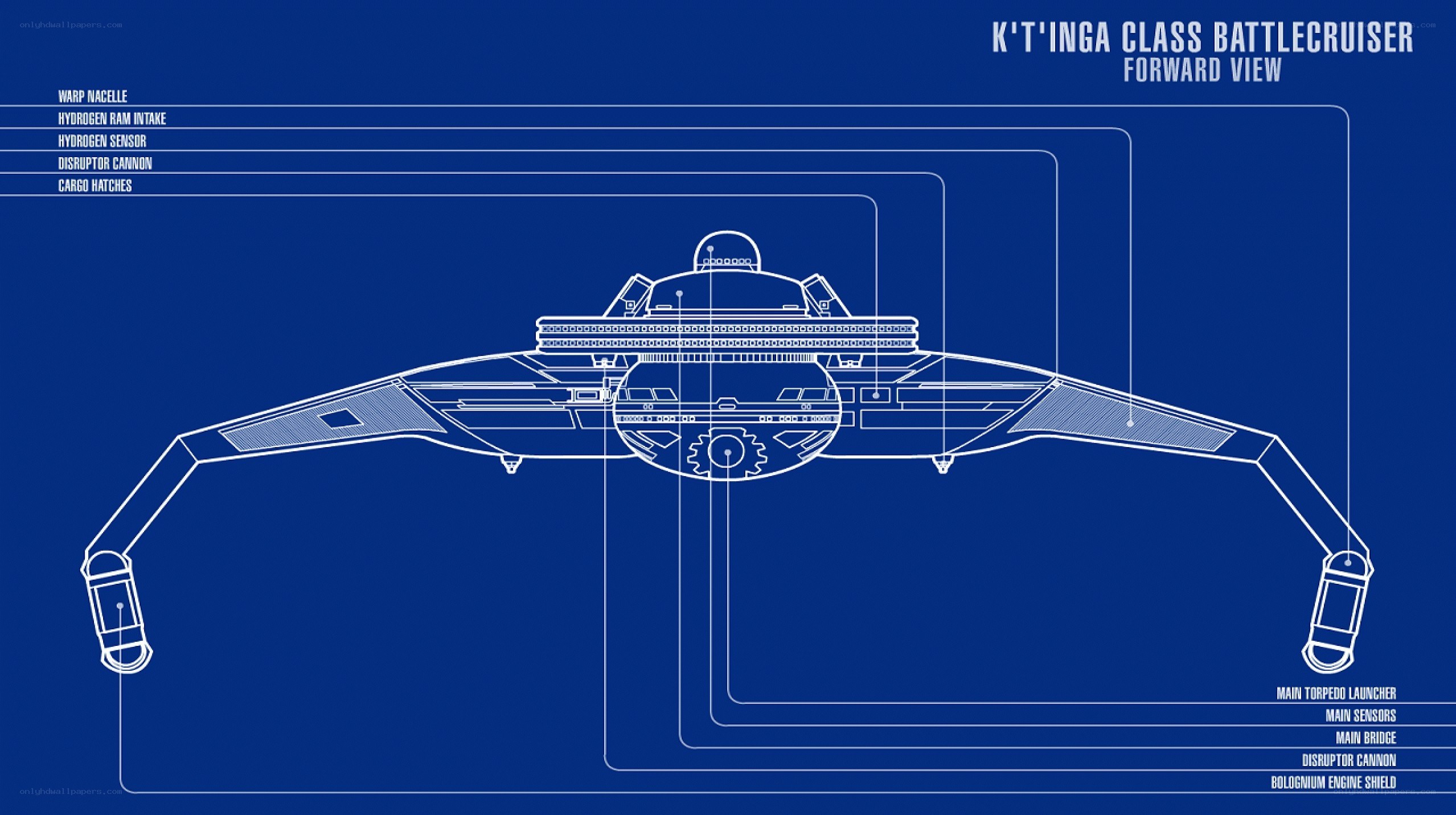 K't'inga Class Battlecruiser Blueprint