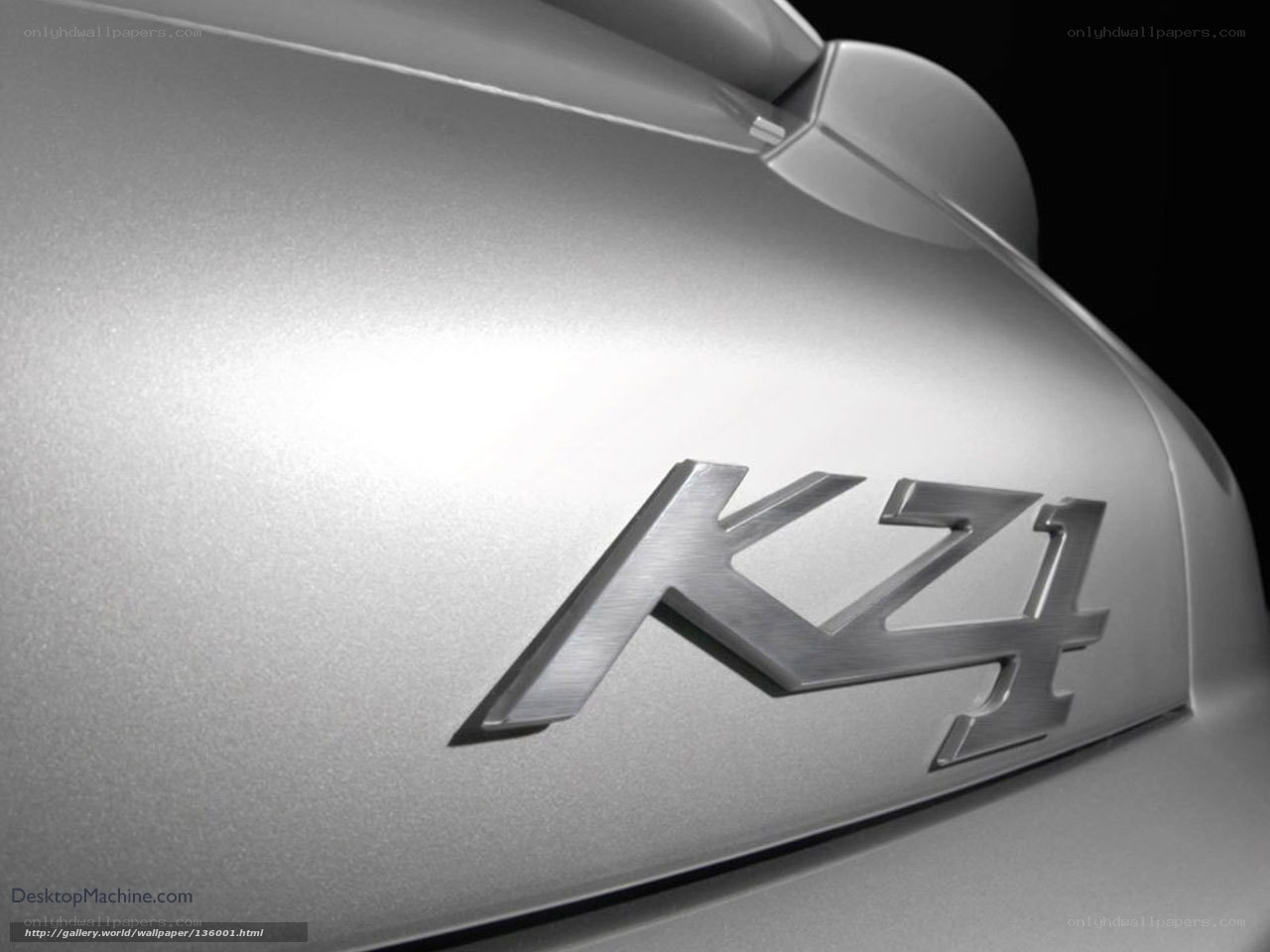 K71 car emblem close-up