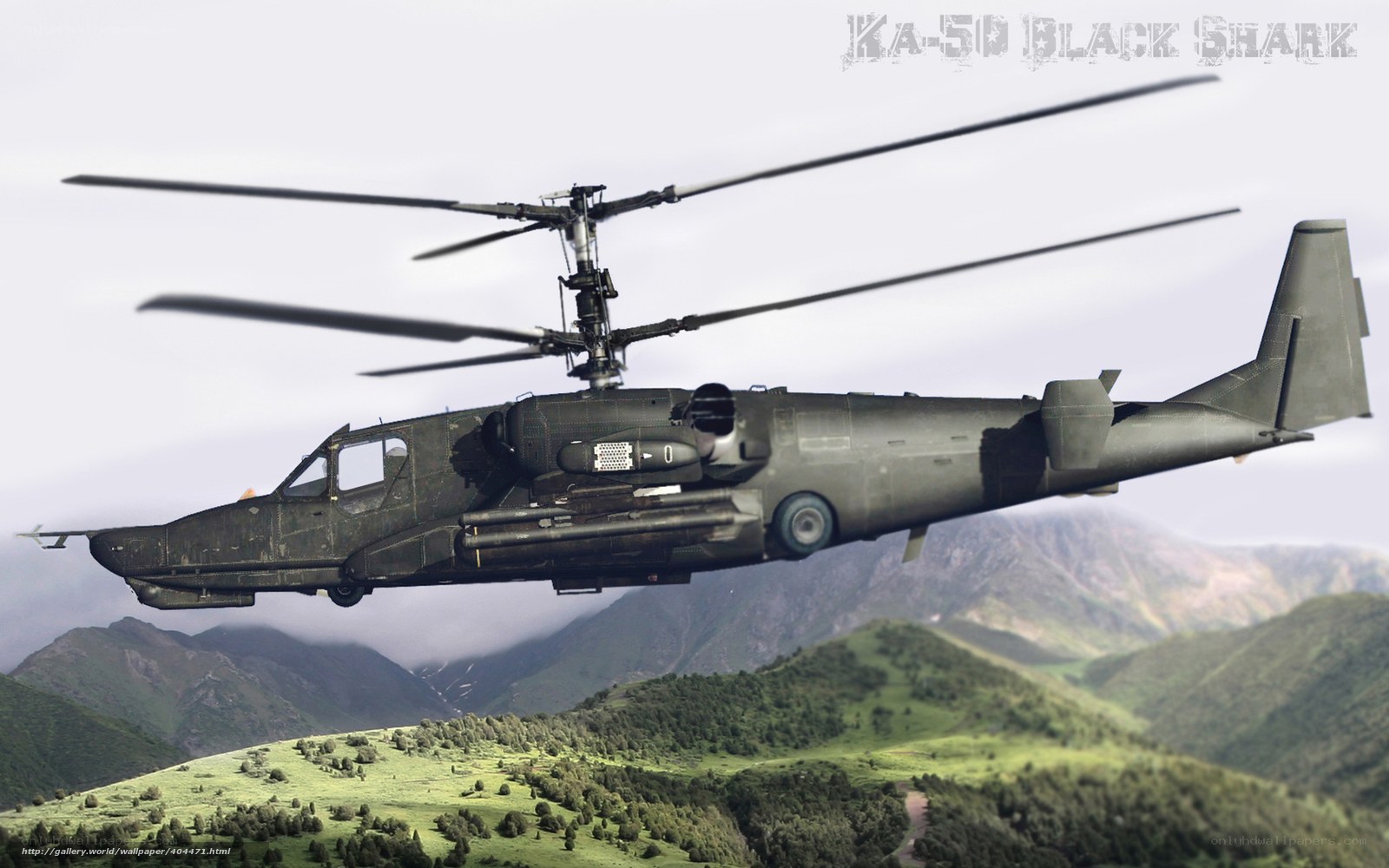 Ka-50 Black Shark helicopter
