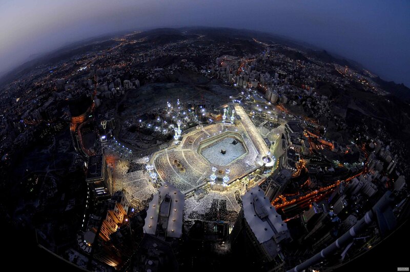 Kaaba in Mecca — Black, Serene, Night