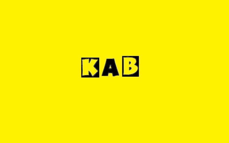 KAB logo on yellow background
