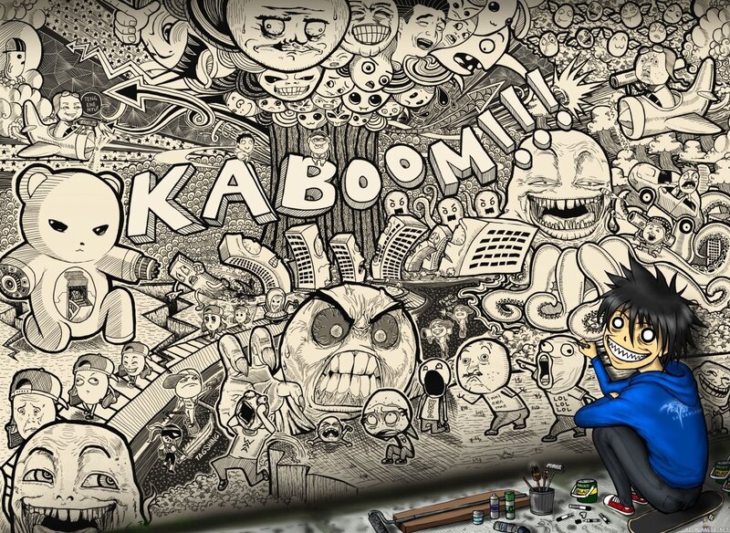 Kaboom cartoon chaos