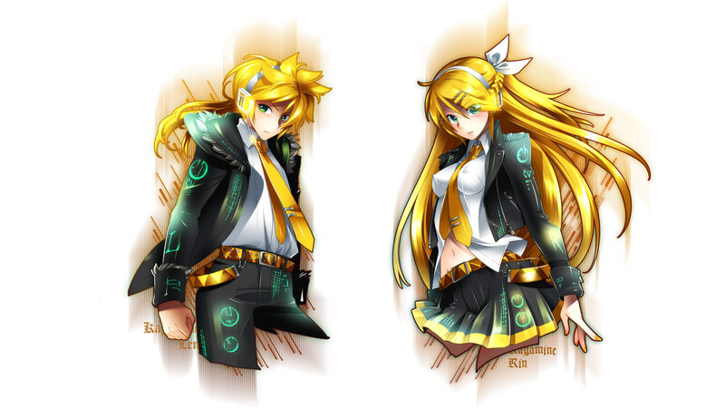 Kagamine Len and Rin