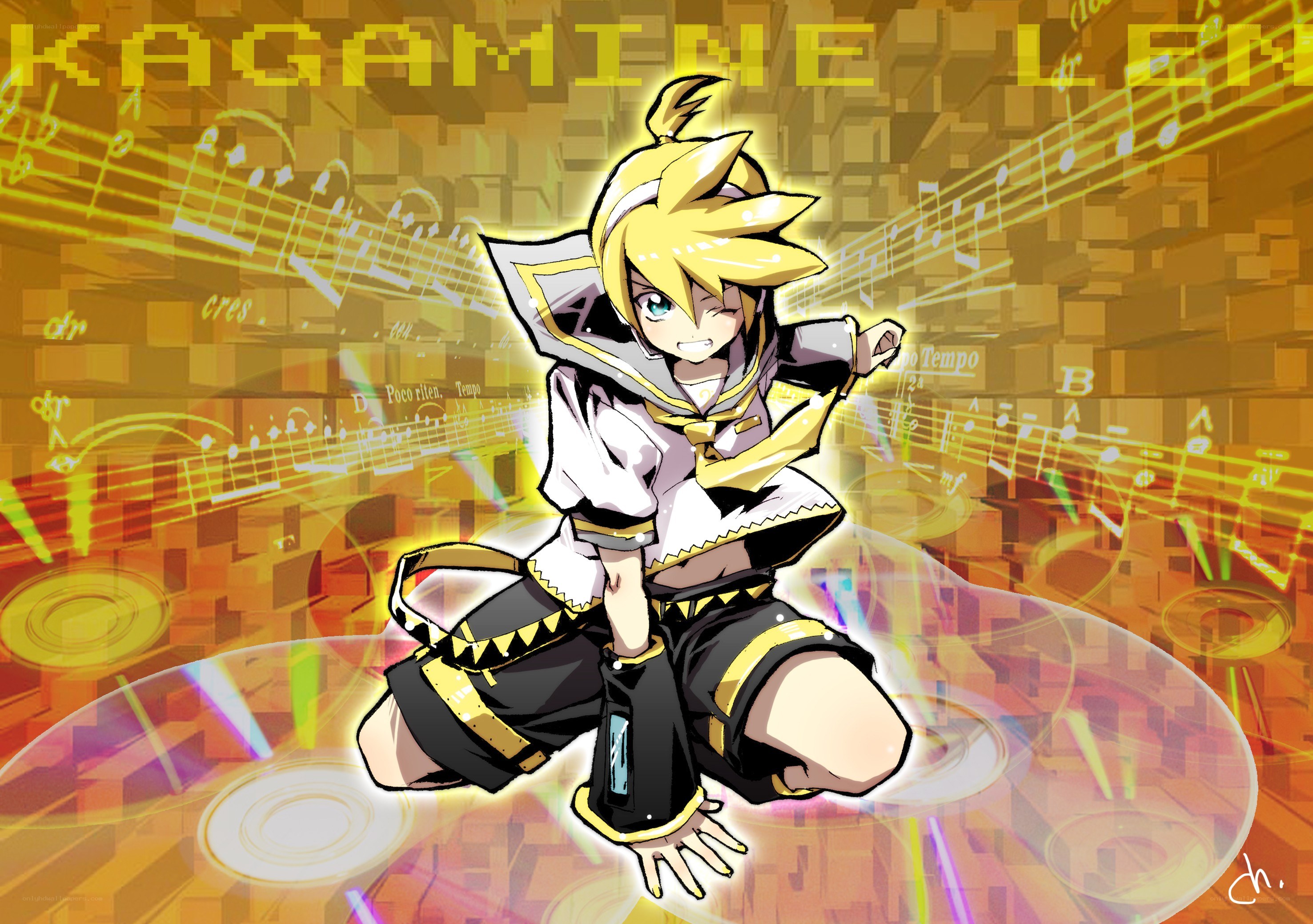 Kagamine Len music art