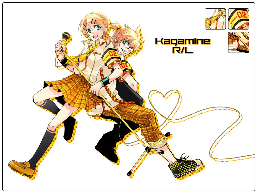 Kagamine R/L duo illustration