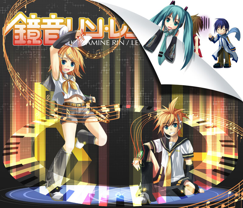 Kagamine Rin and Len artwork