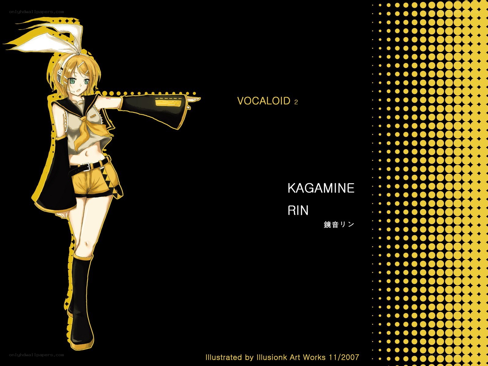 Kagamine Rin character art