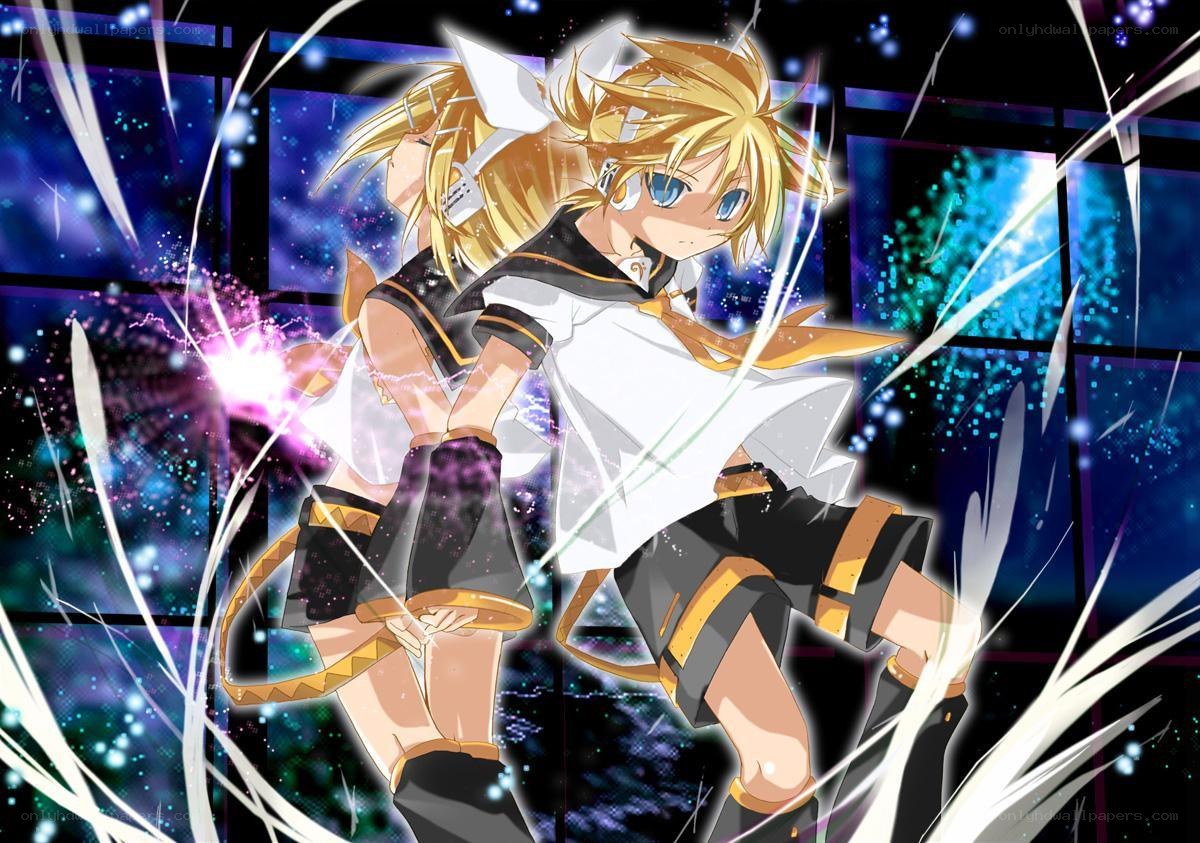 Kagamine twins in action