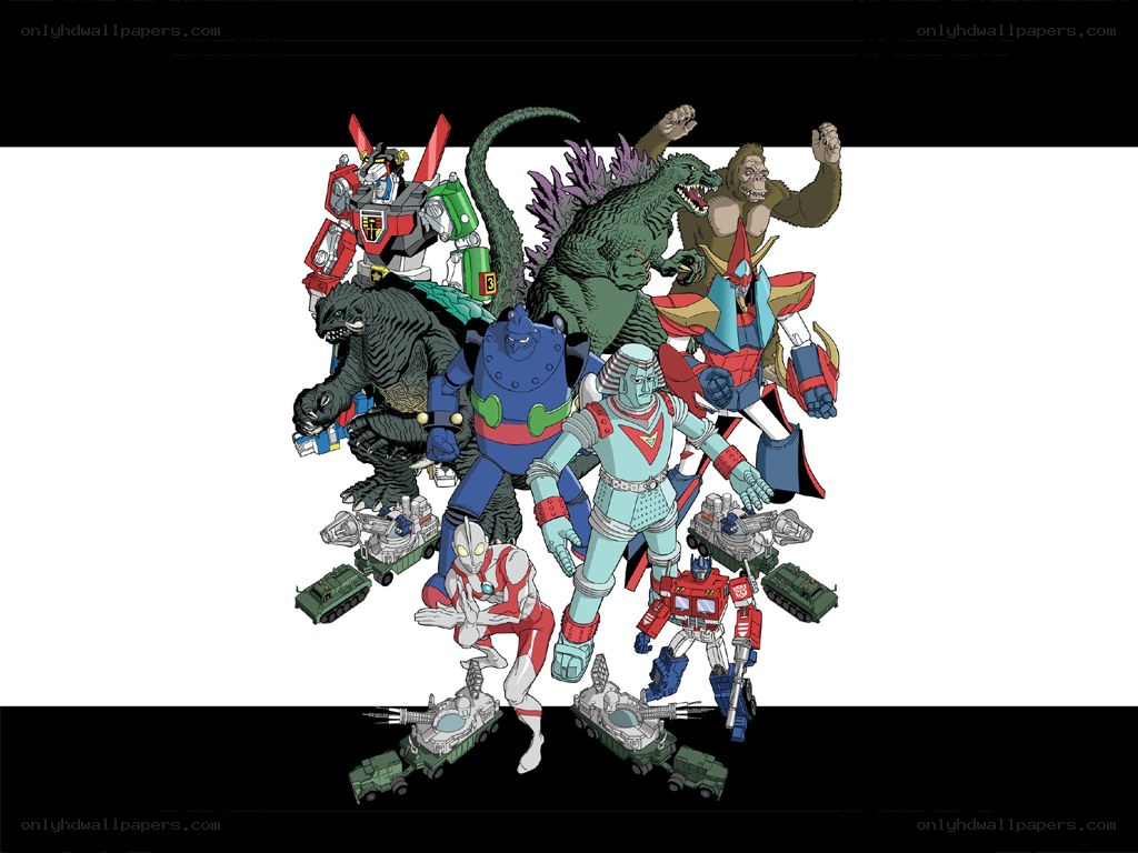 kaiju and robot characters