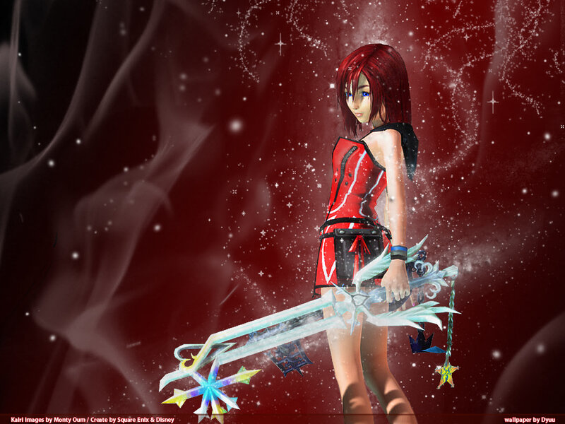 Kairi with Keyblade