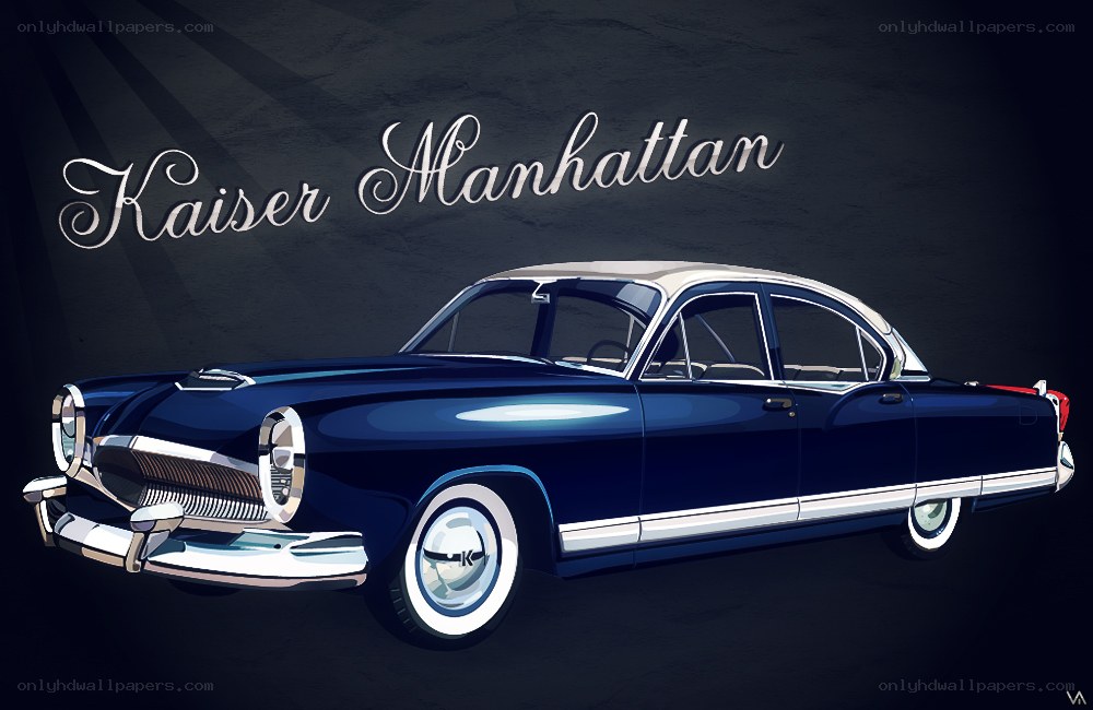 Kaiser Manhattan car illustration