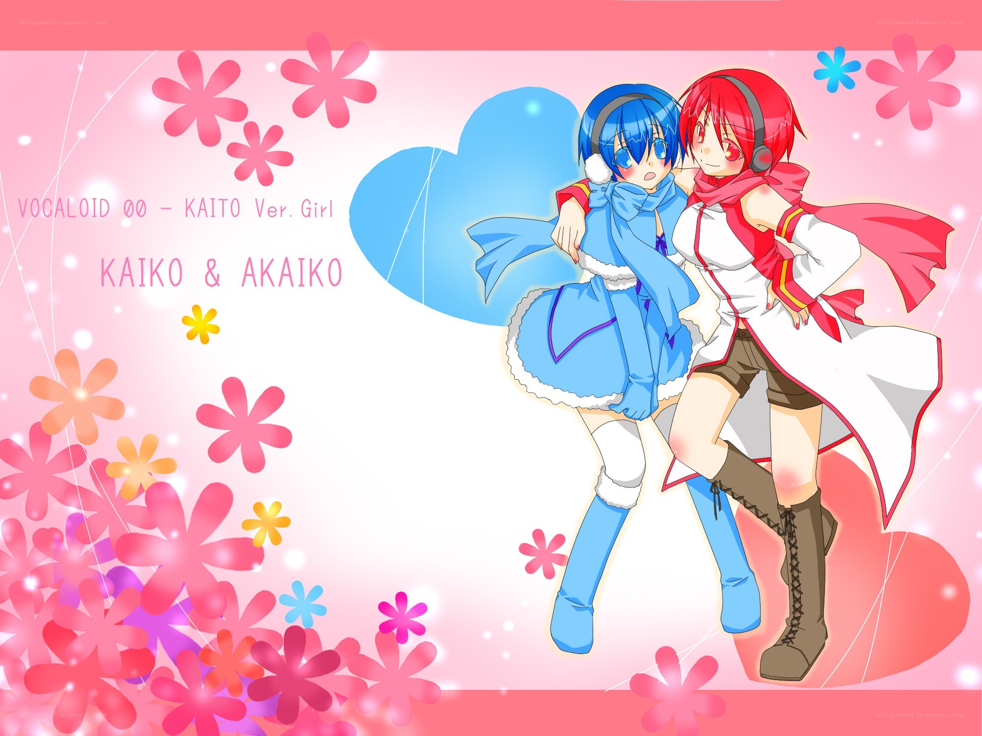 Kaito and Akiko characters