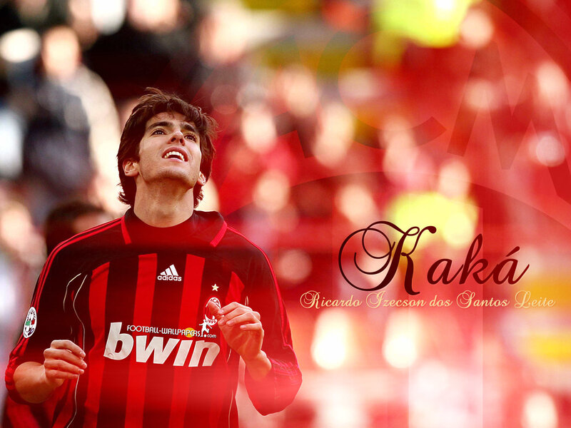 Kaká in AC Milan jersey
