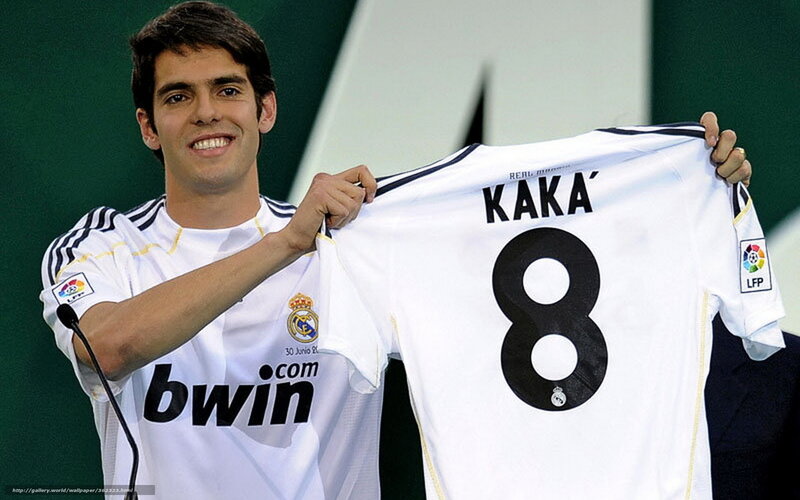 Kaka at Real Madrid presentation