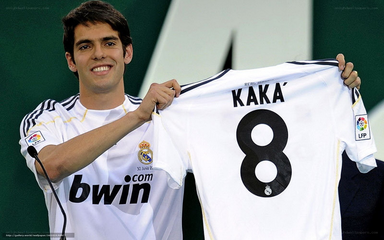 Kaka at Real Madrid presentation