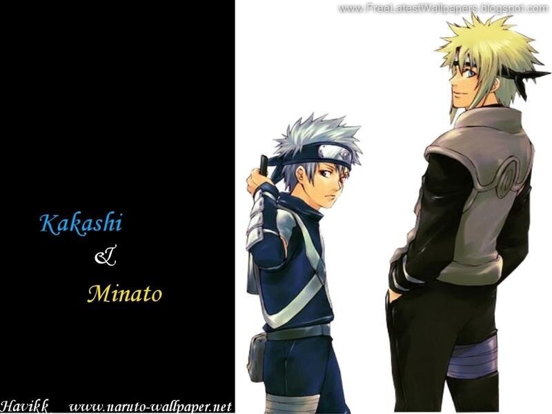 Kakashi and Minato characters