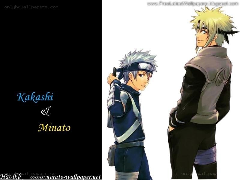 Kakashi and Minato characters