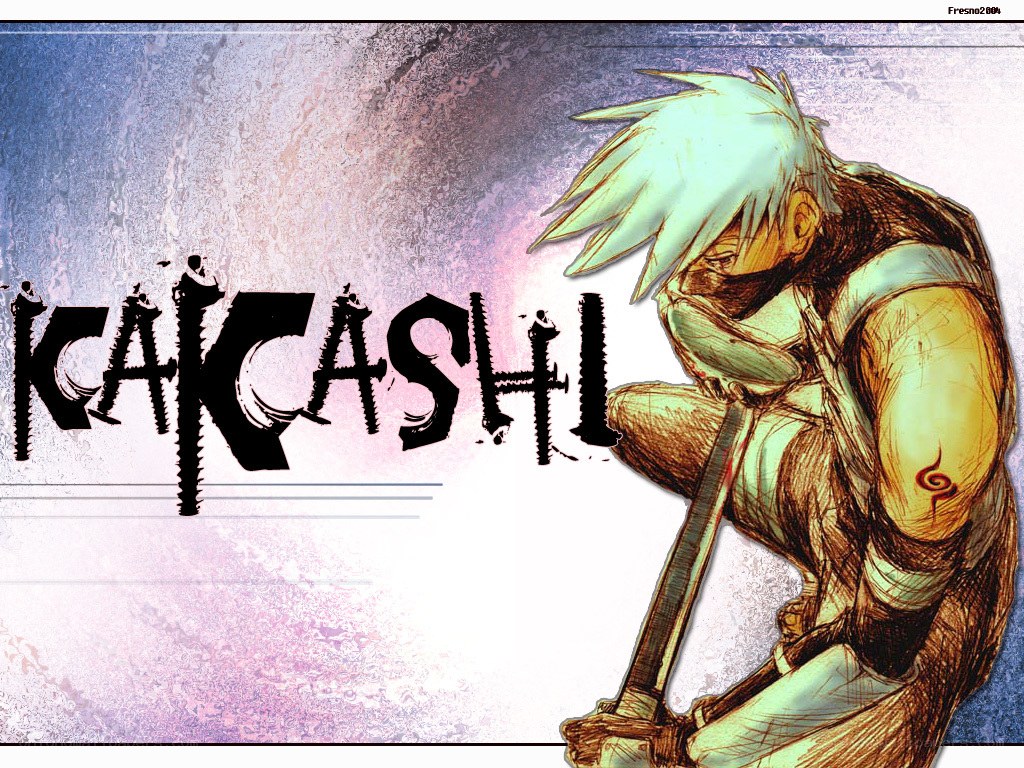 Kakashi anime character art