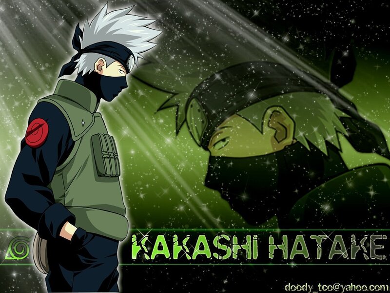 Kakashi Hatake Character — Green, Dramatic