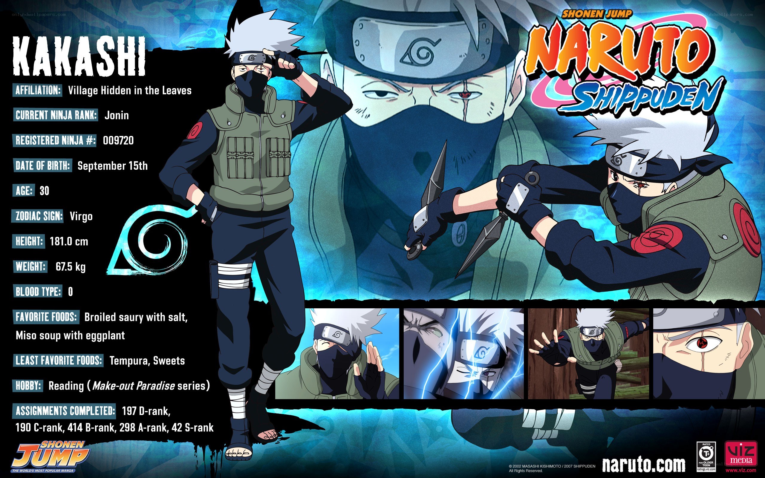 Kakashi Hatake character profile