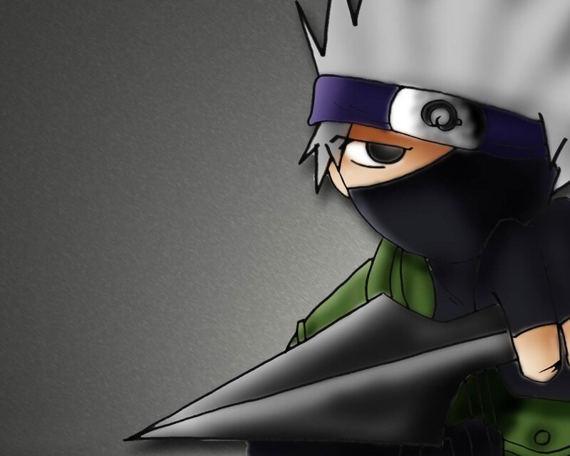 Kakashi Hatake chibi art