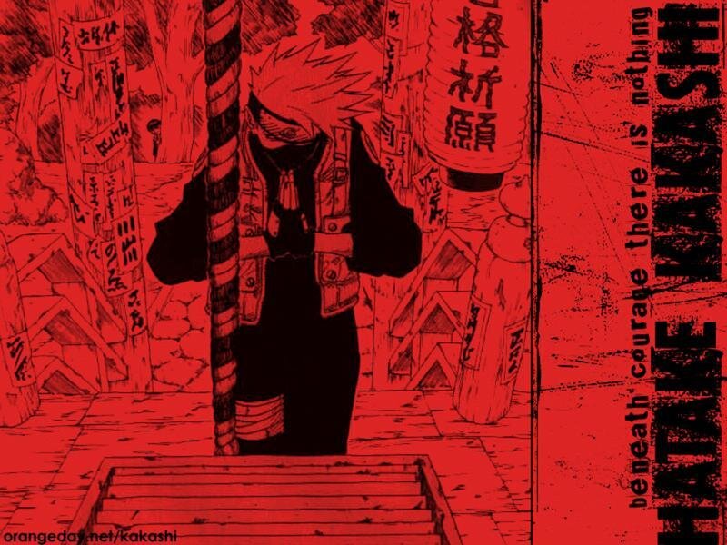 Kakashi Hatake in red