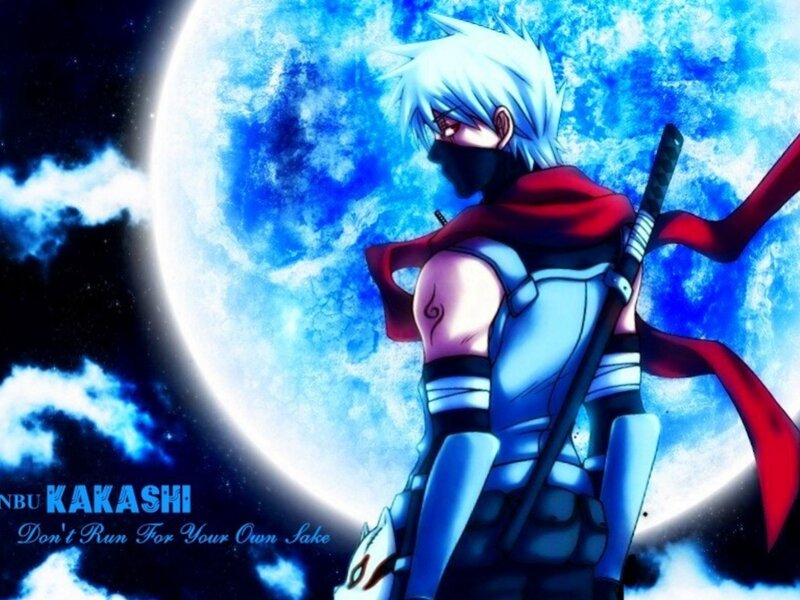 Kakashi Hatake moon backdrop