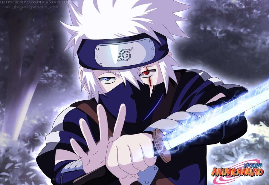 Kakashi Hatake with Lightning Blade