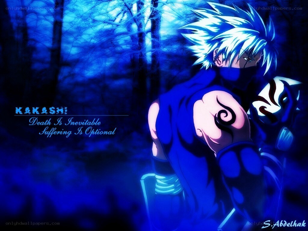 Kakashi in the blue forest