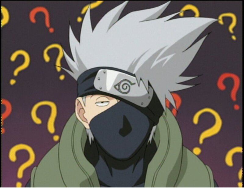 Kakashi with question marks