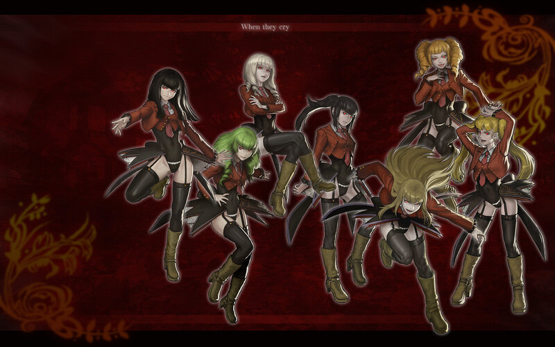 Kakegurui characters in action