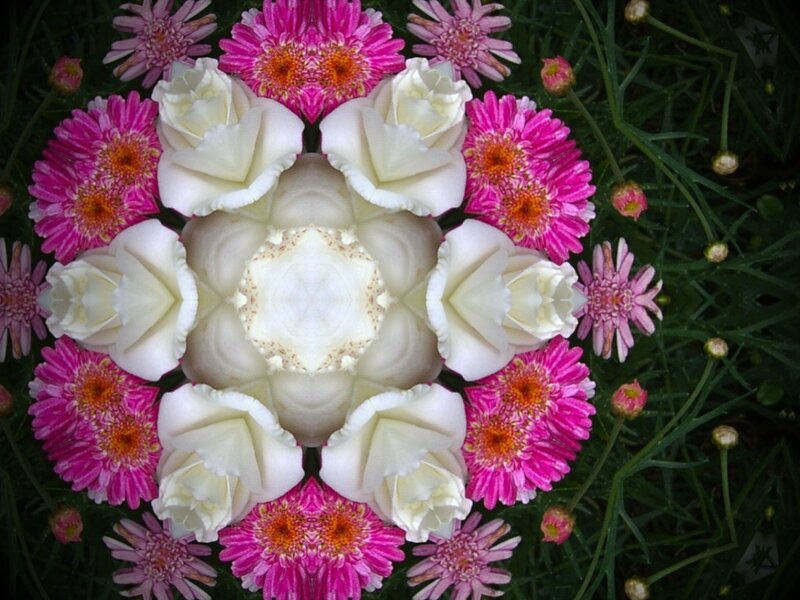 Kaleidoscopic Flower Arrangement