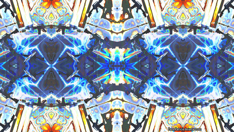 Kaleidoscopic Gun Pattern
