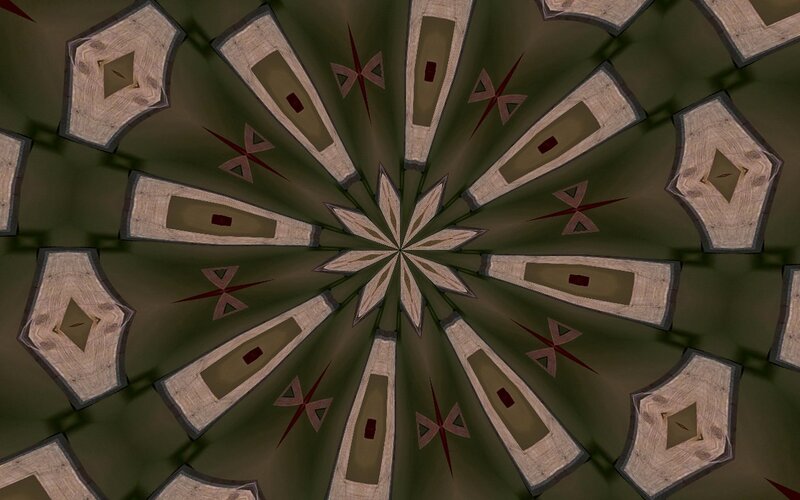 Kaleidoscopic Pattern — Green