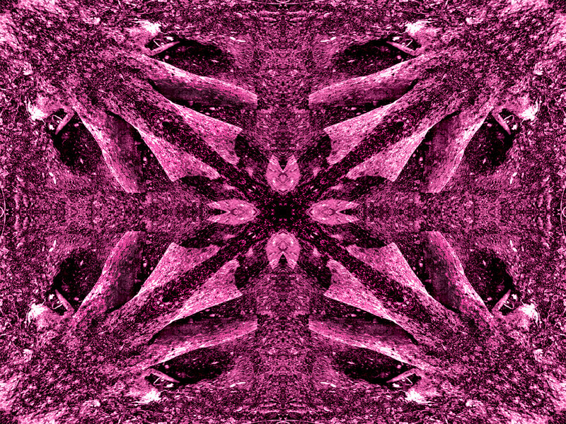 Kaleidoscopic Pink Pattern