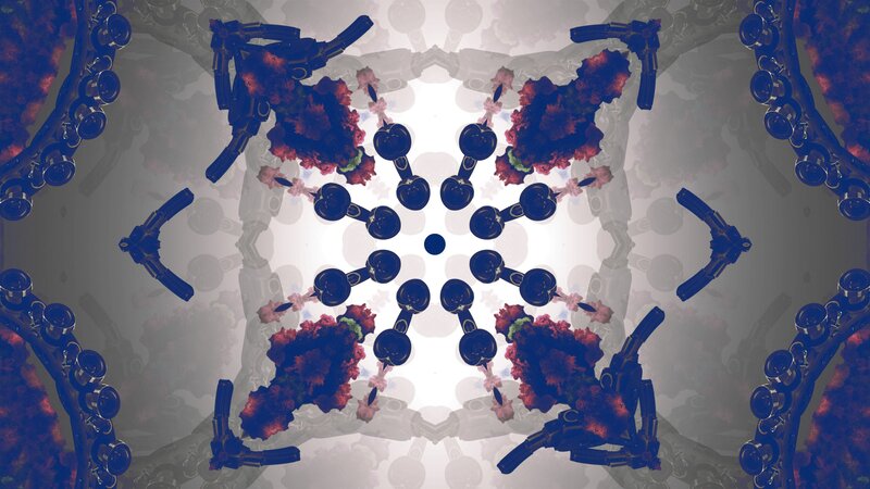 Kaleidoscopic weapon pattern