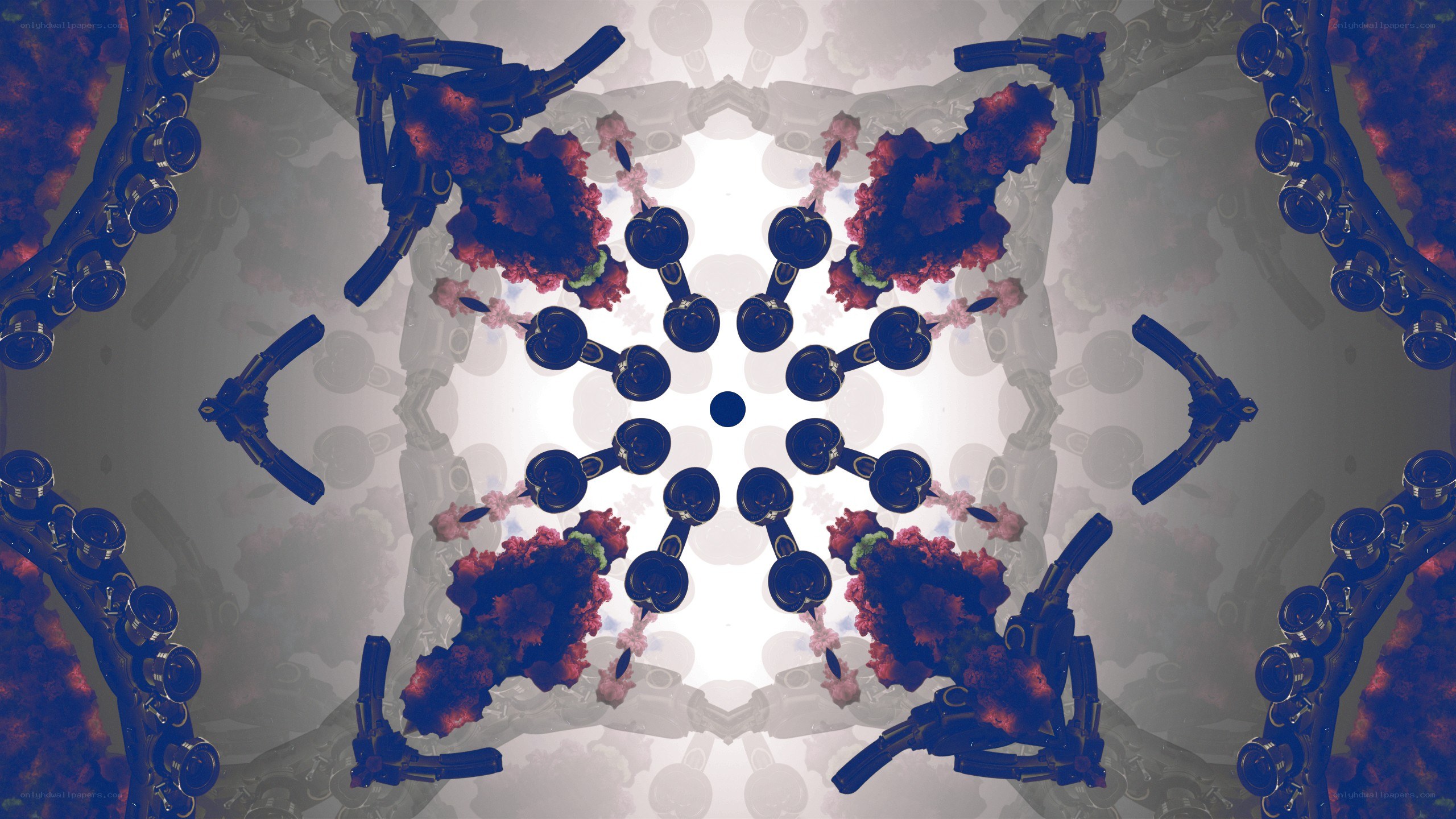 Kaleidoscopic weapon pattern