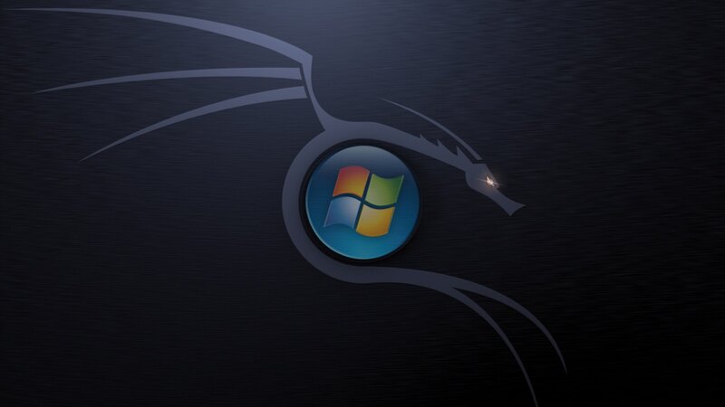 Kali Linux and Windows logo