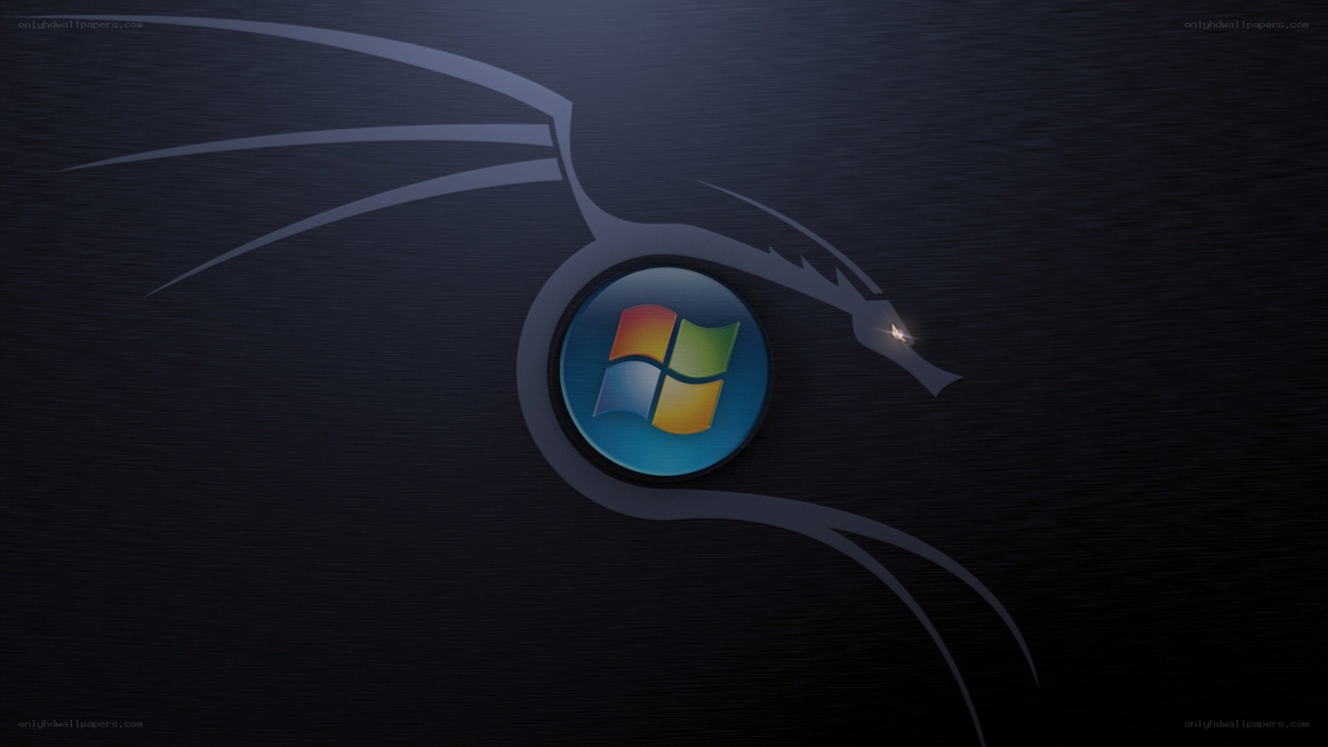 Kali Linux and Windows logo
