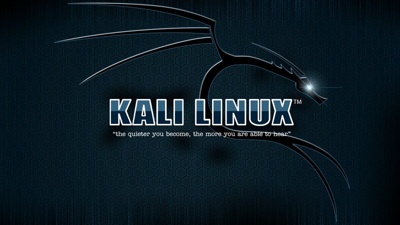 Kali Linux Logo — Black, Dark, Serious
