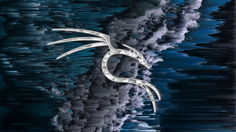 Kali Linux Logo — Blue, Dramatic
