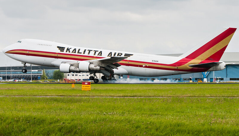Kalitta Air Boeing 747 — White